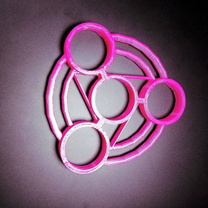 fidget circle 1 toys & games tinkercad 3D print model - Mito3D