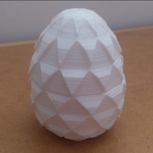 Drago uovo gioco troni fan arte 3d print model - Mito3D