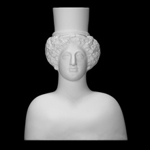 greek bust goddess scan woman halfbody 3d print model - Mito3D