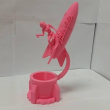 nuka cola - rocket girl plant pot & garden planter fallout fallout4 nukacola nukagirl 3d print model - Mito3D