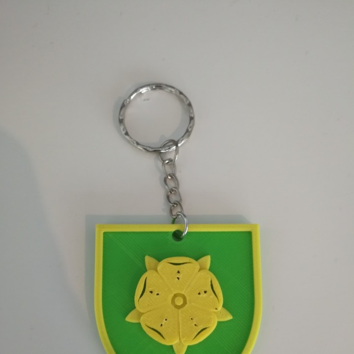 game thrones - tyrell crest keychain fashion & accessories 3D print model - Mito3D