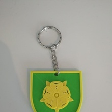 game thrones - tyrell crest keychain fashion & accessories 3d print model - Mito3D