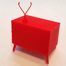 Vintage tv giocattoli Giochi 3d print model - Mito3D