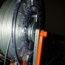 prusa mk2 fillamentum bobina titolare supporto costruire 3d stampante filamento i3 3d print model - Mito3D