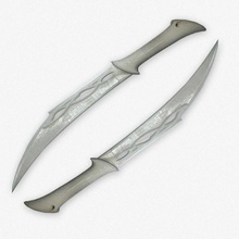tauriels daggers hobbit props & cosplay blade dagger thehobbit 3d print model - Mito3D