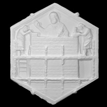 art building scan man relief fullbody 3d print model - Mito3D