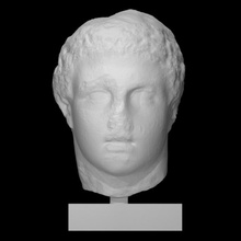 griechisch Marmor Kopf Jugend Scan halber Körper 3d print model - Mito3D