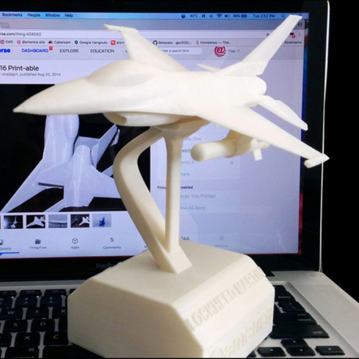 f16 rocket base education 3D print model - Mito3D