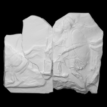 Partenón friso norte xxvi escanear animal hombre medio cuerpo 3d print model - Mito3D