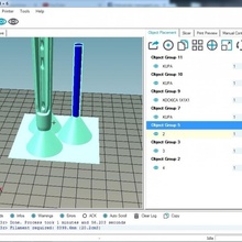 expansion portion objets impression surface construire 3d imprimante soutien utile 3d print model - Mito3D