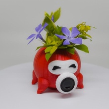 octorok planter & garden zelda tinkercad 3d print model - Mito3D