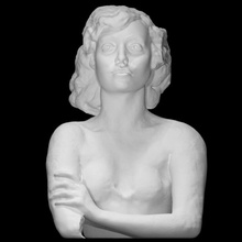 retrato mirador Ross escanear mujer 3d print model - Mito3D