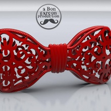 fantaisie bow tie version 20 3d print model - Mito3D