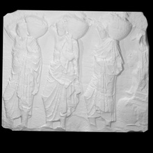 Partenón friso norte vi 16 19 escanear hombre mujer cuerpo completo 3d print model - Mito3D