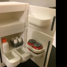 minyatür Süt yumurtalar oyuncaklar oyunlar oyuncak bebek Yumurta ev mutfak minyatürler oturma odası evi buzdolabı 3d print model - Mito3D