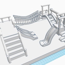 escala Parque infantil tinkercad 3d print model - Mito3D