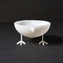 chicken flower pot & garden flowerpot tinkercad 3d print model - Mito3D