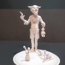 zombi tavşan hayran Sanat 3d print model - Mito3D