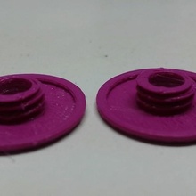 tapas adaptador m10 nueces contrapeso hilanderos juguetes juegos tinkercad 3d print model - Mito3D