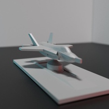 f 38 dövüşçü jet oyuncaklar oyunlar hava Kuvvetleri savaş jeti askeri Doomproductions alan1 3d print model - Mito3D