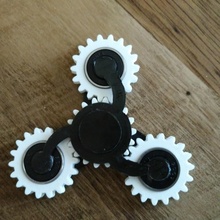 gear fidget spinner toys & games gears tinkercad 3d print model - Mito3D