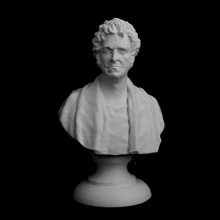 thomas arnold national portrait gallery londra scansione busto l'istruzione marmo rugby 3d print model - Mito3D