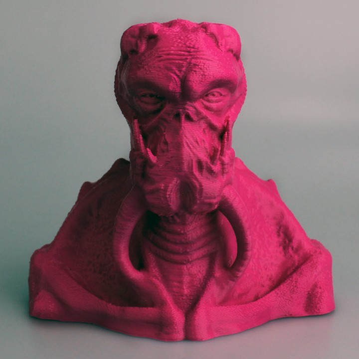 baneling head fan art videogame starcraf starcrafii 3D print model - Mito3D