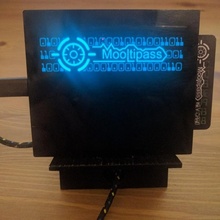 Mooltipass klassisch Stand Gadgets Elektronik 3d print model - Mito3D