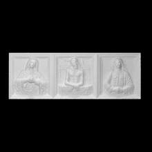trittico figurazione pietà vergine st John scansione uomo donna dimensione piena 3d print model - Mito3D