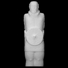 castrexo warrior sculpture scan man halfbody 3d print model - Mito3D