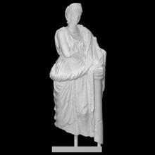 sculpture femme représentant muse analyse corps 3d print model - Mito3D