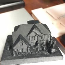 modelo casa jardín Casa 3d print model - Mito3D