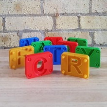alfabeto mofo brinquedos jogos 3d print model - Mito3D