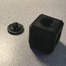 cube fileur jouets Jeux Fidget spinner 3d print model - Mito3D