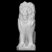 etruscan statue lion scan animal architecture monument fullsize 3d print model - Mito3D