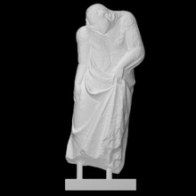 allegorical caryatid scan man monument fullsize 3d print model - Mito3D