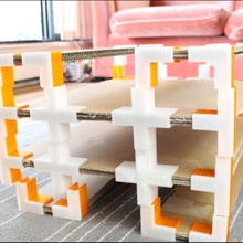 construye tus propios muebles cart este sistema broches & garden diy furniture casa model cart&oacute mueble casayjard&iacute 3d print model - Mito3D