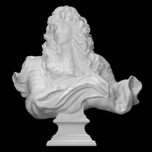 Louis xiv Varredura homem real bronze francês Washington DC Bernini corpo neoclássico 3d print model - Mito3D