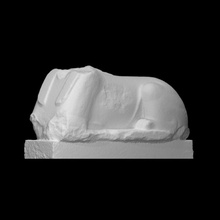 sphinx analyse animal demi corps 3d print model - Mito3D