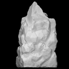 base cortar Roca escanear resumen tamaño completo 3d print model - Mito3D