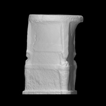 altar dedicated god sibitti sargon ii scan monument fullsize 3d print model - Mito3D