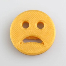 happy sad coin toys & games face flipthecoin coinflip 3d print model - Mito3D