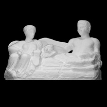 lid cinerary urn scan men monument fullsize 3d print model - Mito3D