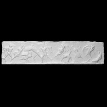 mausoleum halicarnassus amazon frieze 4 scan man fullsize 3d print model - Mito3D
