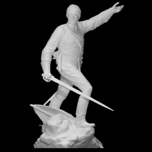 general william earle statue scan man fullsize 3d print model - Mito3D