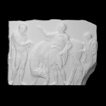 Parthenon Fries wxii 22 24 Scan Tier Linderung Fullsize 3d print model - Mito3D