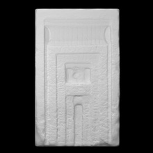 puerta conformado funerario estela sacerdotisa diosa hathor escanear arquitectura Monumento alivio tamaño completo 3d print model - Mito3D