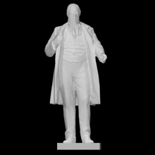 statue Arthur tonnelle forwood analyse homme taille réelle 3d print model - Mito3D