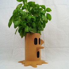 Kirby fouet bois plante pot jardin nintendo jeu jeux vidéos mario 3d print model - Mito3D