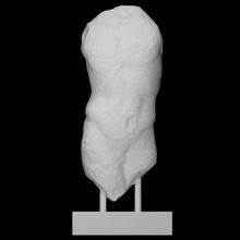 tronco statuetta maschio Apollo scansione uomo metà corpo 3d print model - Mito3D